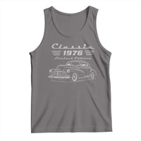 50th Birthday Tank Top Vintage Retro Car Classic 1976 50 Year Old Gift