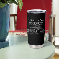50th Birthday Tumbler Cup Vintage Retro Car Classic 1976 50 Year Old Gift