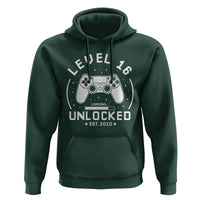 Level 16 Unlocked Video Gamer 16th Birthday Gift Hoodie Vintage 2010 16 Year Old Gift