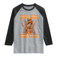 Tung Tung Tung Sahur is Calling Scuba Dance Meme Raglan Shirt Italian Brainrot