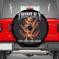 Triple T Tung Tung Tung Sahur Brainrot Meme Spare Tire Cover