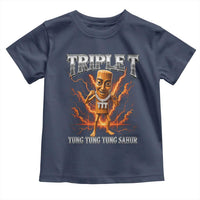 Triple T Tung Tung Tung Sahur Brainrot Meme Toddler T Shirt