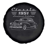 75th Birthday Spare Tire Cover Vintage Retro Car Classic 1951 75 Year Old Gift