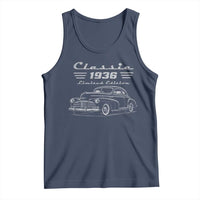 90th Birthday Tank Top Vintage Retro Car Classic 1936 90 Year Old Gift