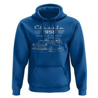 70th Birthday Hoodie Vintage Retro Car Classic 1956 70 Year Old Gift