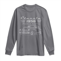 70th Birthday Long Sleeve Shirt Vintage Retro Car Classic 1956 70 Year Old Gift