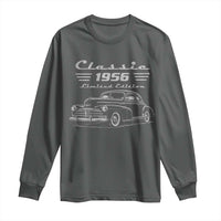 70th Birthday Long Sleeve Shirt Vintage Retro Car Classic 1956 70 Year Old Gift