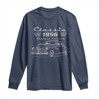 70th Birthday Long Sleeve Shirt Vintage Retro Car Classic 1956 70 Year Old Gift