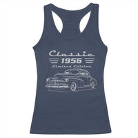 70th Birthday Racerback Tank Top Vintage Retro Car Classic 1956 70 Year Old Gift