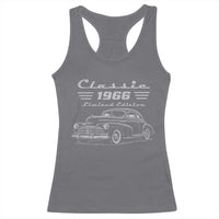 60th Birthday Racerback Tank Top Vintage Retro Car Classic 1966 60 Year Old Gift