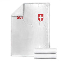 Switzerland Throw Blanket Vintage Retro Swiss Flag