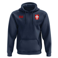Switzerland Hoodie Vintage Retro Swiss Flag