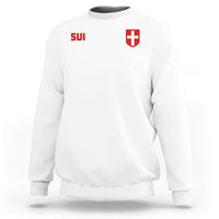 Switzerland Sweatshirt Vintage Retro Swiss Flag