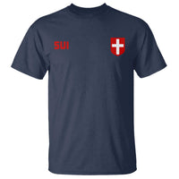 Switzerland T Shirt Vintage Retro Swiss Flag