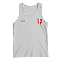 Switzerland Tank Top Vintage Retro Swiss Flag