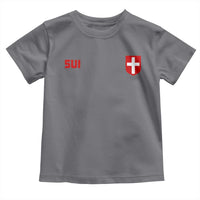 Switzerland Toddler T Shirt Vintage Retro Swiss Flag