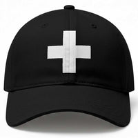 Swiss Vintage Cross Flag Switzerland Baseball Cap