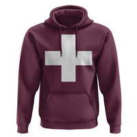 Swiss Vintage Cross Flag Switzerland Hoodie