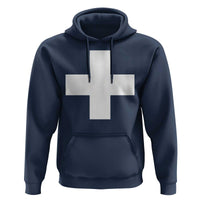 Swiss Vintage Cross Flag Switzerland Hoodie