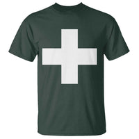 Swiss Vintage Cross Flag Switzerland T Shirt