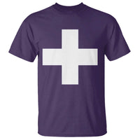 Swiss Vintage Cross Flag Switzerland T Shirt