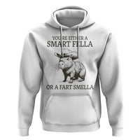 Funny Capybara Hoodie Retro Smart Fella Capybara Vintage 90s