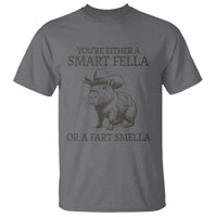 Funny Capybara T Shirt Retro Smart Fella Capybara Vintage 90s - Wonder Print Shop