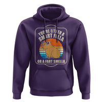 Funny Capybara Hoodie Vintage Retro Rodent Dont Be Worry Be Capy