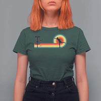 Disc Golf Retro T Shirt For Women Vintage Frisbee Golf Player - Wonder Print Shop