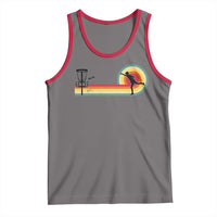 Disc Golf Retro Tank Top Vintage Frisbee Golf Player
