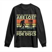 Funny Disc Golf Bigfoot Long Sleeve Shirt Vintage Sasquatch Sports Golfer Dad Frisbee - Wonder Print Shop