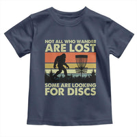 Funny Disc Golf Bigfoot Toddler T Shirt Vintage Sasquatch Sports Golfer Dad Frisbee - Wonder Print Shop