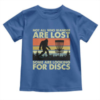 Funny Disc Golf Bigfoot Toddler T Shirt Vintage Sasquatch Sports Golfer Dad Frisbee - Wonder Print Shop