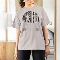 Disc Golf Best Dad By Par T Shirt For Women Funny Sports Golfer Frisbee Camo American Flag - Wonder Print Shop