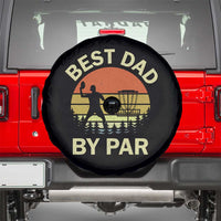 Best Dad By Par Disc Golf Spare Tire Cover American Camouflage Flag