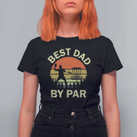 Best Dad By Par Disc Golf T Shirt For Women American Camouflage FlaG - Wonder Print Shop