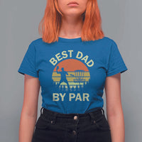 Best Dad By Par Disc Golf T Shirt For Women American Camouflage FlaG - Wonder Print Shop