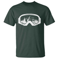 Skiing T Shirt Skiing Goggles Snow Wintersport Ski Snowboard - Wonder Print Shop