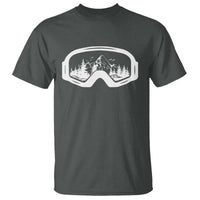 Skiing T Shirt Skiing Goggles Snow Wintersport Ski Snowboard - Wonder Print Shop