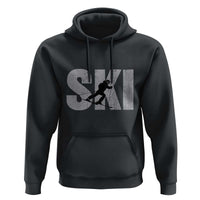 Cool Distressed Skiing Hoodie for Skiers