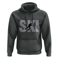 Cool Distressed Skiing Hoodie for Skiers