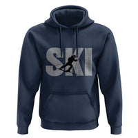 Cool Distressed Skiing Hoodie for Skiers