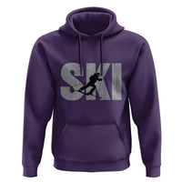 Cool Distressed Skiing Hoodie for Skiers