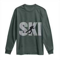 Cool Distressed Skiing Long Sleeve Shirt for Skiers