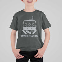 Funny Skiing T Shirt For Kid Snowboard Meeting Gift - Wonder Print Shop