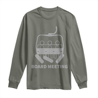Funny Skiing Long Sleeve Shirt Snowboard Meeting Gift
