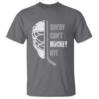 Ice Hockey Player T Shirt Retro Sorry Cant Hockey Bye - Wonder Print Shop