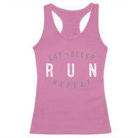 Eat Sleep Run Repeat Racerback Tank Top Marathon Runner