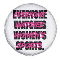 Womens Sports Spare Tire Cover Feminist Body Positivity Inclusive Equality - Wonder Print Shop