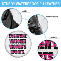 Womens Sports Spare Tire Cover Feminist Body Positivity Inclusive Equality - Wonder Print Shop